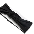 Girl knot wide brim cross band makeup wash face hair band hair ornament