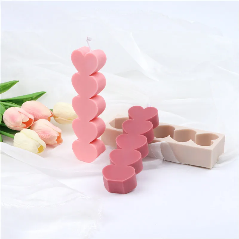 ZO129 Silicone Love Candle Molds Overlapping Geometric Aromatherapy Candle Fondant Cake Chocolate Ice Tray Mold, White
ZO129 Silicone Love Candle Molds Overlapping Geometric Aromatherapy Candle Fondant Cake Chocolate Ice Tray Mold, White