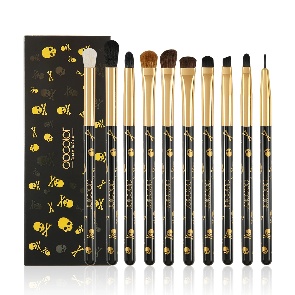 Docolor brand original goth 10 pcs eye makeup brush set with packaging P-1005
Docolor brand original goth 10 pcs eye makeup brush set with packaging P-1005