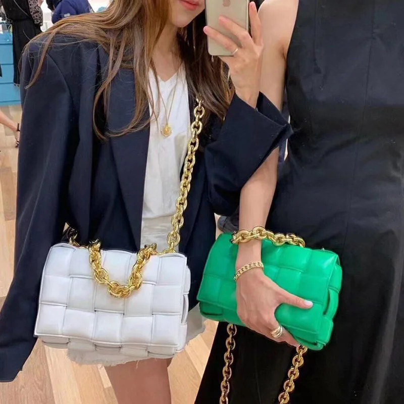 Women Crossbody Bag Weave Flap Bags For Women 2021 Quality Leather Thick Chain Shoulder Messenger Bags Female Handbag Purse
Women Crossbody Bag Weave Flap Bags For Women 2021 Quality Leather Thick Chain Shoulder Messenger Bags Female Handbag Purse