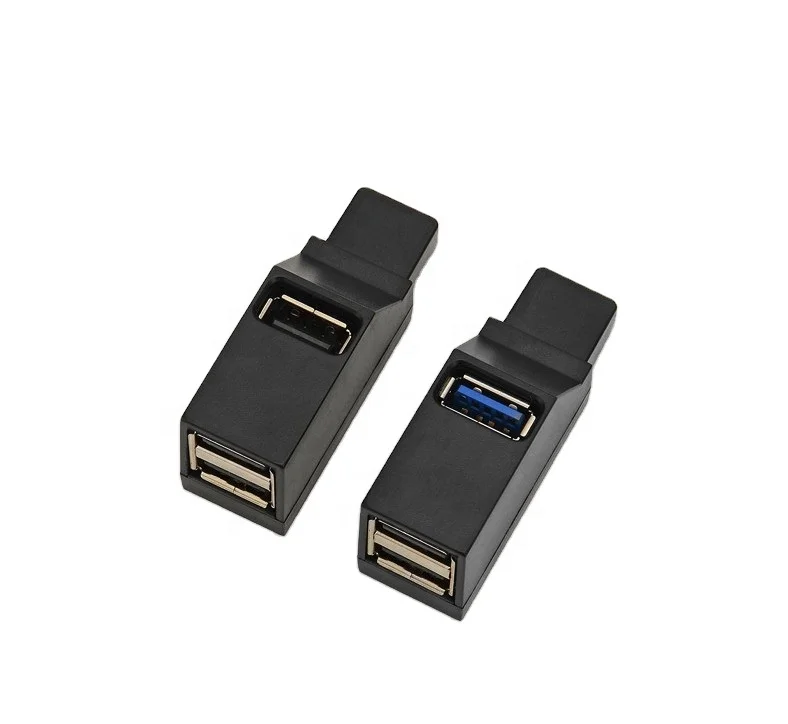 

Mini Portable 3 Port USB3.0 Hub High Speed Data Transfer Splitter Box Adapter USB 3.0 Docking station For PC Laptop, Black, white