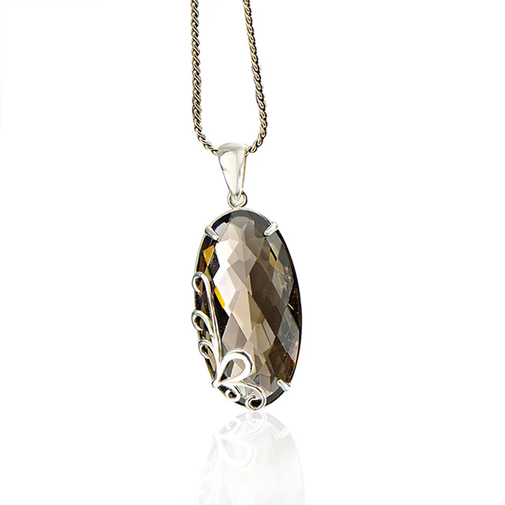 Genuine Silver 925 Jewelry Citrine Pendant For Women Natural Gemstone Waves Pattern Necklaces & Pendants Colgante Plata 925
Genuine Silver 925 Jewelry Citrine Pendant For Women Natural Gemstone Waves Pattern Necklaces & Pendants Colgante Plata 925