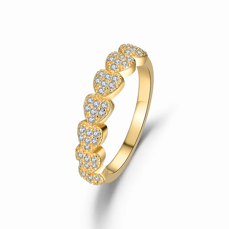 2021 new gold jewelry fashion copper plated 18K zircon ring heart shape gem ring for women, Golden
2021 new gold jewelry fashion copper plated 18K zircon ring heart shape gem ring for women, Golden