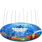 Custom Pattern or Size Baby Water Sprinkler and Splash Play Mats for Baby and Toddler