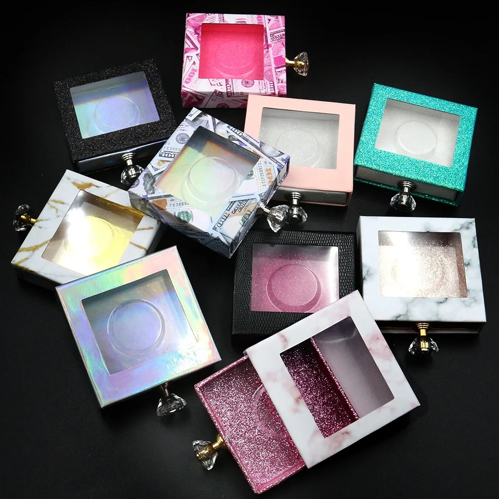 3D Mink Eyelash With Custom Packaging Box With Drawer Square Handle Perfume Empty Eyelash Box
3D Mink Eyelash With Custom Packaging Box With Drawer Square Handle Perfume Empty Eyelash Box