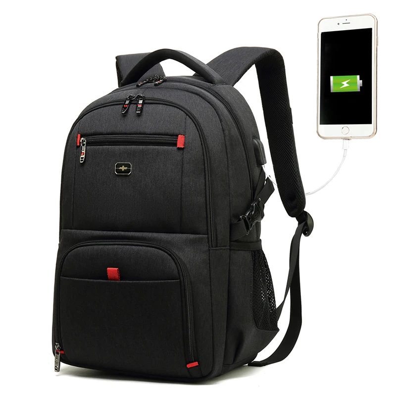 2020 trend men's business backpack wholesale laptop backpack usb rechargeable rucksack, Black,gray 
2020 trend men's business backpack wholesale laptop backpack usb rechargeable rucksack, Black,gray
