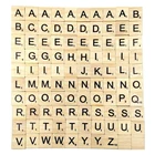 Wood letters for Scrabble Crossword Game
