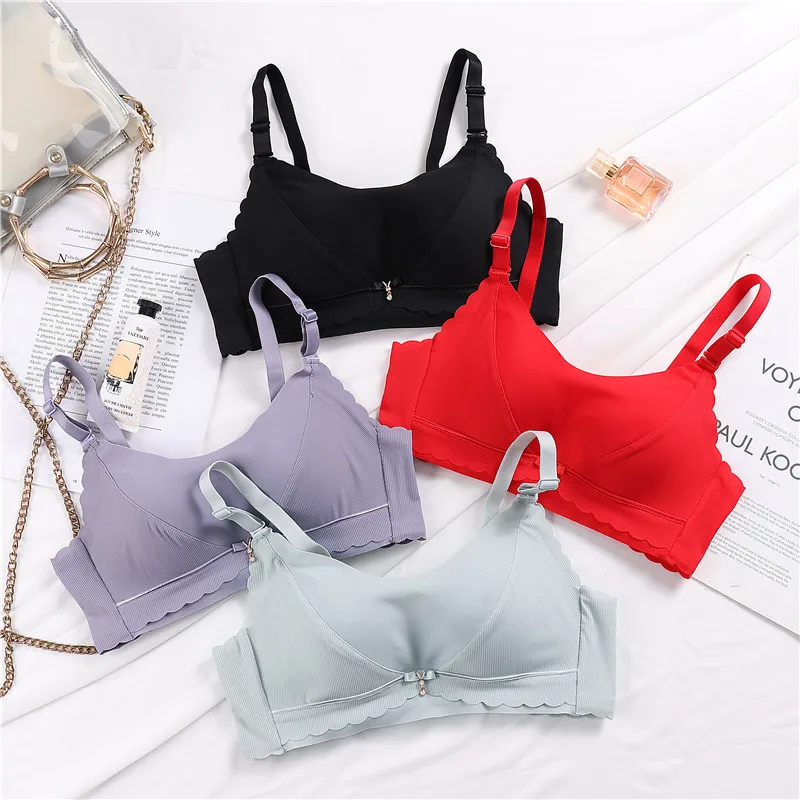 Women Push Up Bras Lingerie Wireless Bra Breathable Female Fashion Underwear Intimates bra, Black
Women Push Up Bras Lingerie Wireless Bra Breathable Female Fashion Underwear Intimates bra, Black