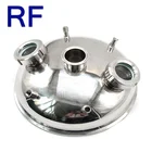 RF 1" SS304 Sanitary Stainless Steel pipe fittings tri clamp welded tube end cap with npt male female Extractor Parts