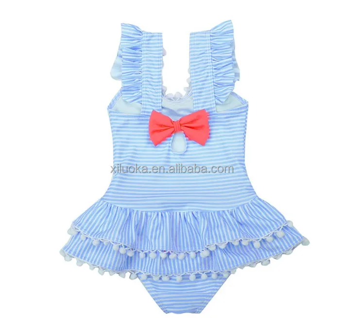 2021 New Hot-selling One-piece Swimsuit Striped Bow Small Hair Ball Sweet Princess Fan Girl Children Swimsuit, Picture
2021 New Hot-selling One-piece Swimsuit Striped Bow Small Hair Ball Sweet Princess Fan Girl Children Swimsuit, Picture