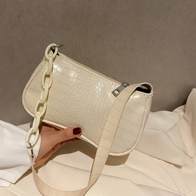 Alligator Pattern Handbag Totes Women Leather Female Underarm Shoulder Bag, Beige,green,blue,black,pink,brown 
Alligator Pattern Handbag Totes Women Leather Female Underarm Shoulder Bag, Beige,green,blue,black,pink,brown