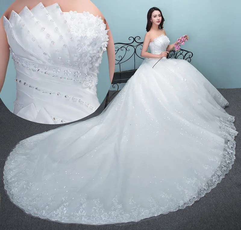 White Polyester Dress Wedding High Quality Wedding Dress Lace OEM Custom Bridal Wedding Dress
White Polyester Dress Wedding High Quality Wedding Dress Lace OEM Custom Bridal Wedding Dress