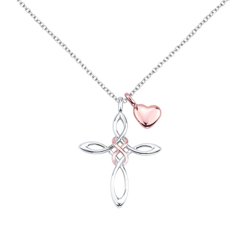Lofitly Jewelry 2021 Fashion Silver Plated Women Custom heart Cross Pendant Necklace
Lofitly Jewelry 2021 Fashion Silver Plated Women Custom heart Cross Pendant Necklace