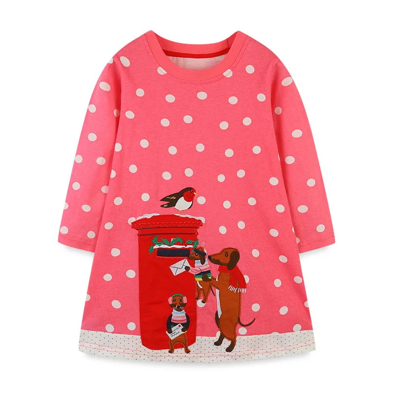 Autumn Winter Cartoon Print Casual Wear Long Sleeve Cotton Casual Dresses For Girls Kids
Autumn Winter Cartoon Print Casual Wear Long Sleeve Cotton Casual Dresses For Girls Kids