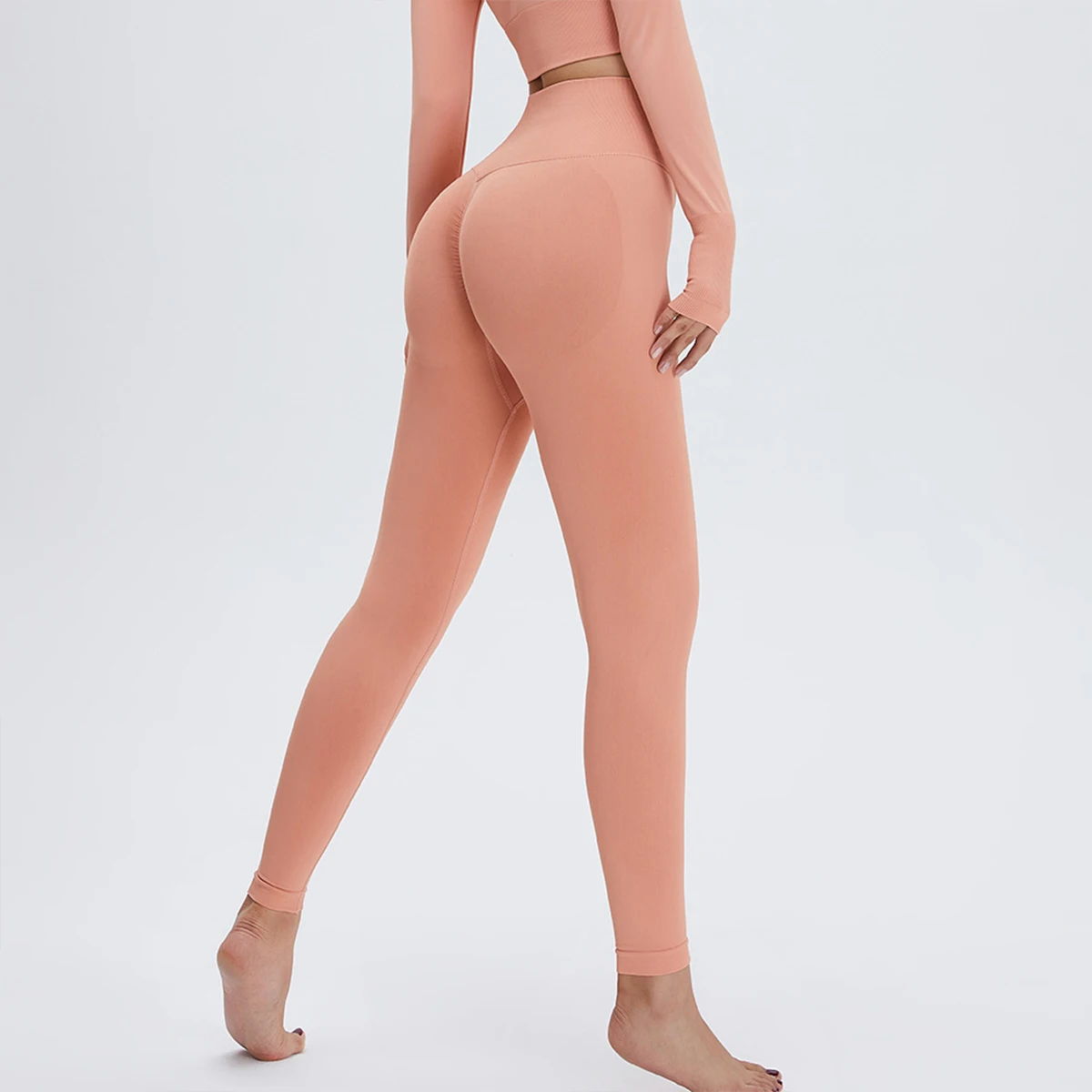 New yoga pants women high waist hip fitness pants sports seamless yoga wear tight running pants
New yoga pants women high waist hip fitness pants sports seamless yoga wear tight running pants