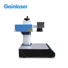 Solid state 355nm portable desktop mini UV laser machine for marking / engraving / eatching
