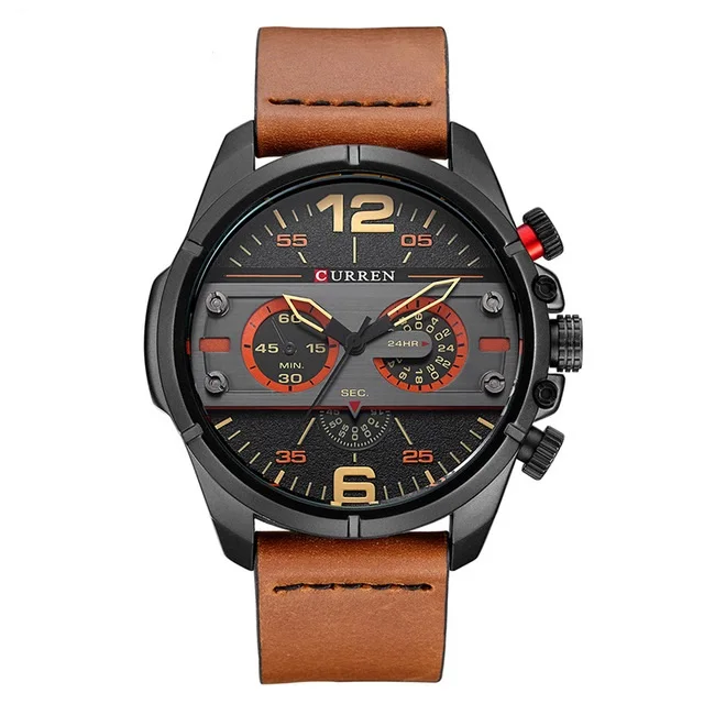 CURREN 8259 Watches Men Wrist Top Brand Luxury Military Sport Wristwatches Leather Quartz Watch Waterproof Relogio Masculino, 5-colors
CURREN 8259 Watches Men Wrist Top Brand Luxury Military Sport Wristwatches Leather Quartz Watch Waterproof Relogio Masculino, 5-colors