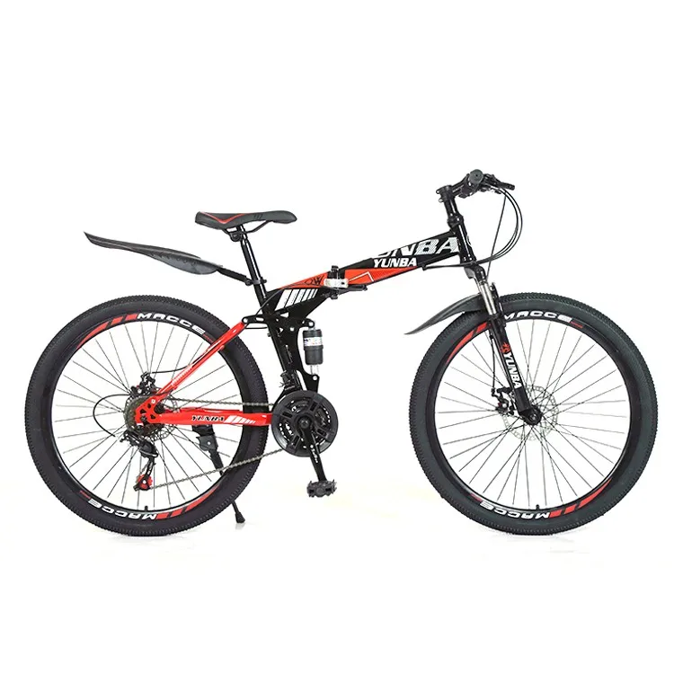 Mountain bike adult bike Yunba folding 26 inch speed double damping double disc brake bycicle, Black
Mountain bike adult bike Yunba folding 26 inch speed double damping double disc brake bycicle, Black
