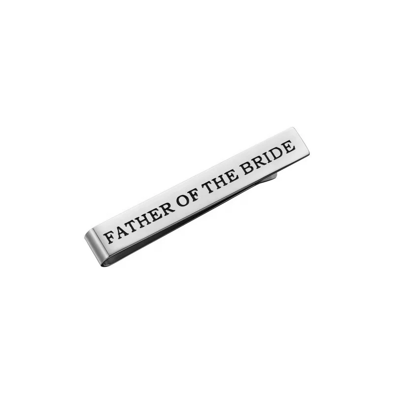 Loftily Jewelry Simple Metal Neck Clip Wholesale Engraved Cheap Stainless Steel Custom Logo Men Tie Bar Clips for Father's Gifts, Silver
Loftily Jewelry Simple Metal Neck Clip Wholesale Engraved Cheap Stainless Steel Custom Logo Men Tie Bar Clips for Father's Gifts, Silver