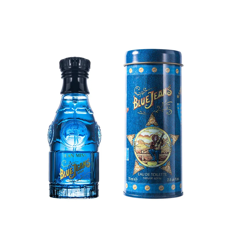 Blue jeans cola men's perfume blue gentleman durable and light natural Cologne 75ml, Customized color
Blue jeans cola men's perfume blue gentleman durable and light natural Cologne 75ml, Customized color