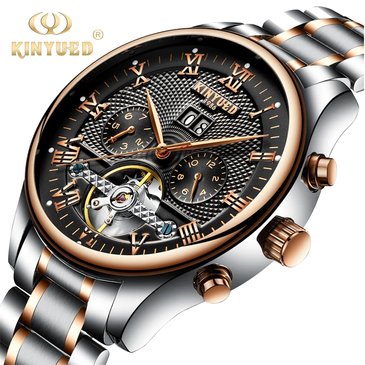 KINYUED top Brand Men Watch Automatic Mechanical Watches Big Chronograph Clock Mens Wristwatches
KINYUED top Brand Men Watch Automatic Mechanical Watches Big Chronograph Clock Mens Wristwatches