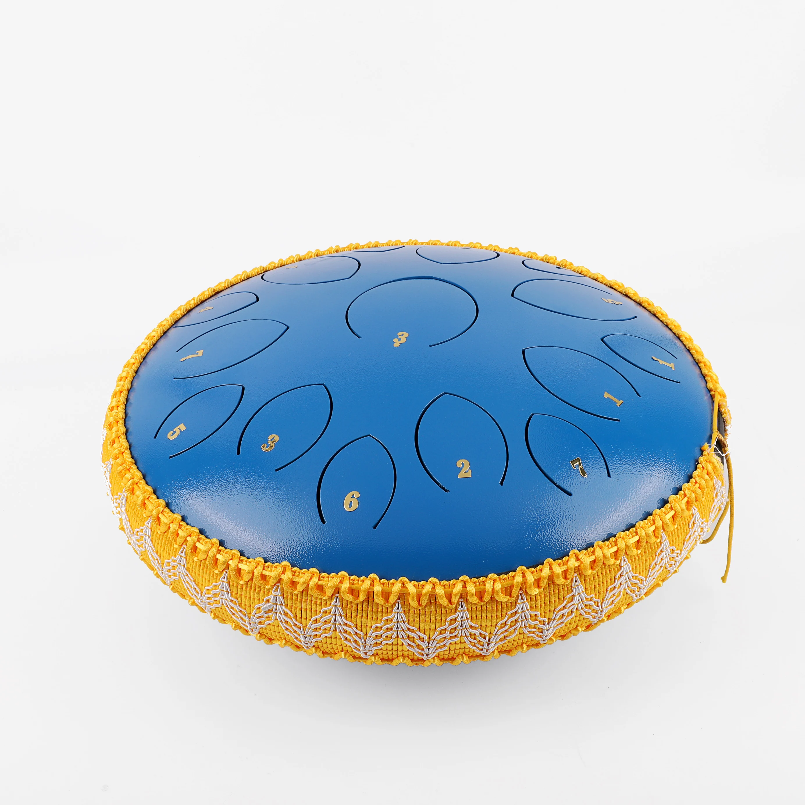 100% titanium alloy steel 14inches 15tones percussion-instrument hand pan steel tongue drum for yoga, Oem color
100% titanium alloy steel 14inches 15tones percussion-instrument hand pan steel tongue drum for yoga, Oem color