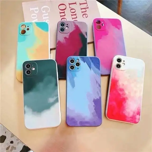 Newest Watercolor Frosted Soft TPU Back Cover For iPhone 11 12 Pro Max SE 2020 6 S 7 8 10 X XR XS Max Plus Phone Case, As picture shows
Newest Watercolor Frosted Soft TPU Back Cover For iPhone 11 12 Pro Max SE 2020 6 S 7 8 10 X XR XS Max Plus Phone Case, As picture shows