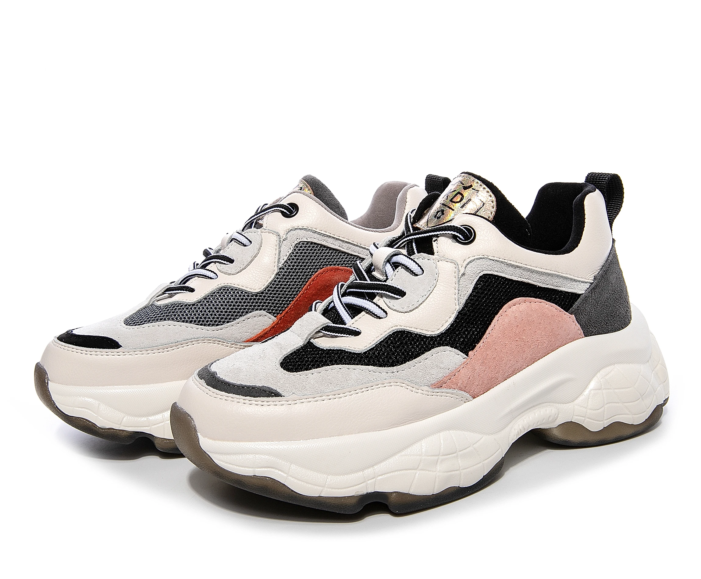Genuine Leather Women's Chunky Sneakers Spring Platform Women Shoes Fashion Woman Trainers Ladies Footwear
Genuine Leather Women's Chunky Sneakers Spring Platform Women Shoes Fashion Woman Trainers Ladies Footwear
