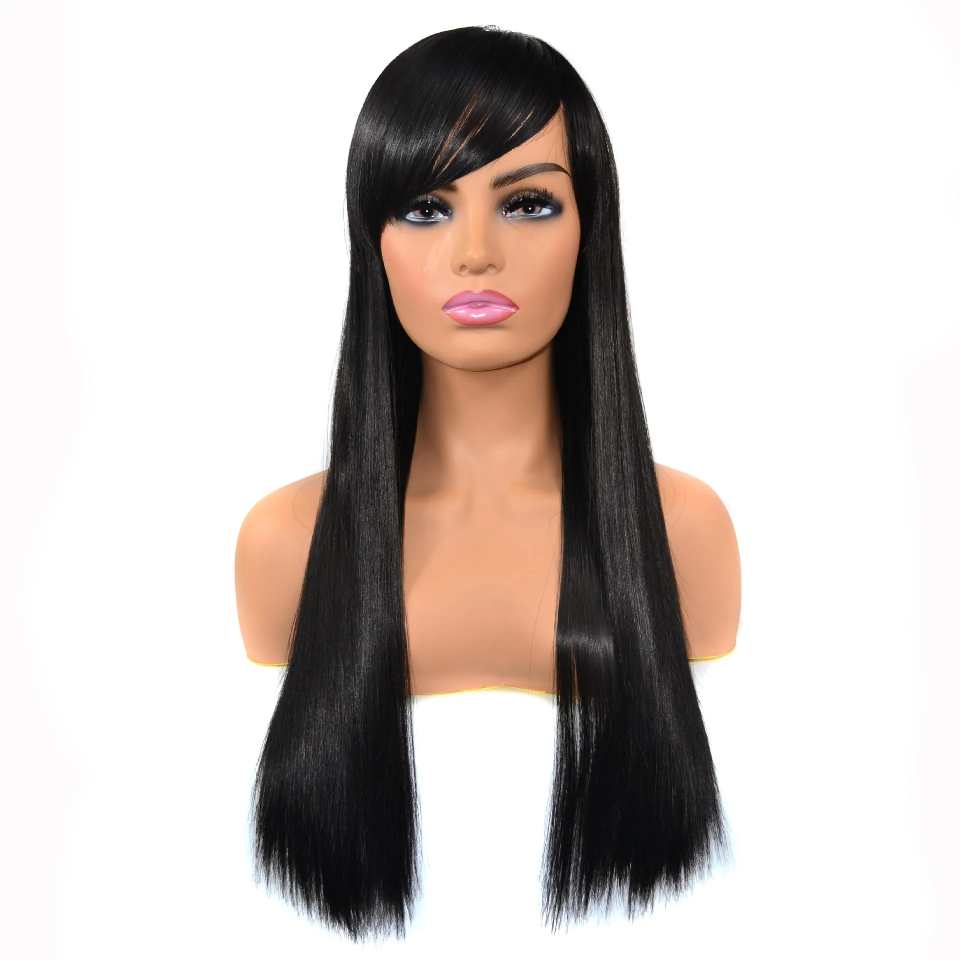 European and American Style Wig Organic Head Cover Matte Realistic Natural Long Bone Straight Wig
European and American Style Wig Organic Head Cover Matte Realistic Natural Long Bone Straight Wig