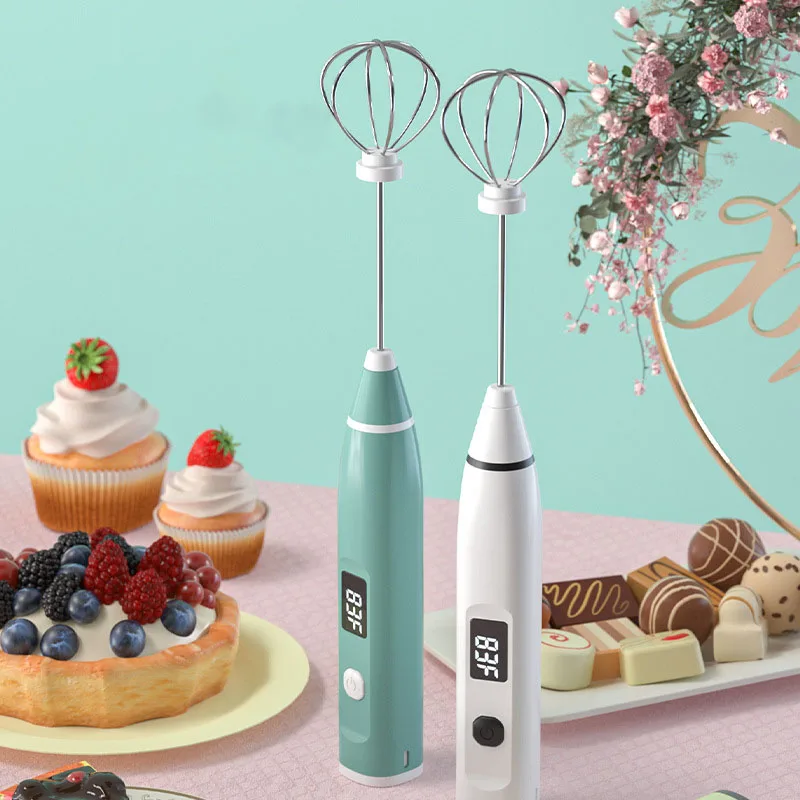 Adjustable Multifunctional Usb Rechargeable Mini Egg Beater Portable Easy Assemble 3 Colors Electric Whisk Egg Tools For Baking, White+green+blue
Adjustable Multifunctional Usb Rechargeable Mini Egg Beater Portable Easy Assemble 3 Colors Electric Whisk Egg Tools For Baking, White+green+blue