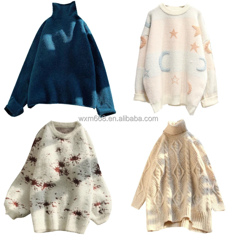 Autumn winter lady's sweater Fashionable woman's sweater warm round neck long sleeve lady's Christmas sweater
Autumn winter lady's sweater Fashionable woman's sweater warm round neck long sleeve lady's Christmas sweater