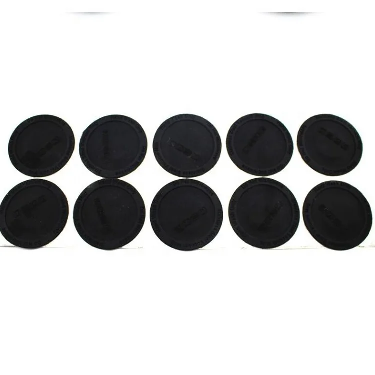 

High quality  58mm Mutiple sizes for tumbler 3M black silicone pad coaster cup rubber base for straight tumbler