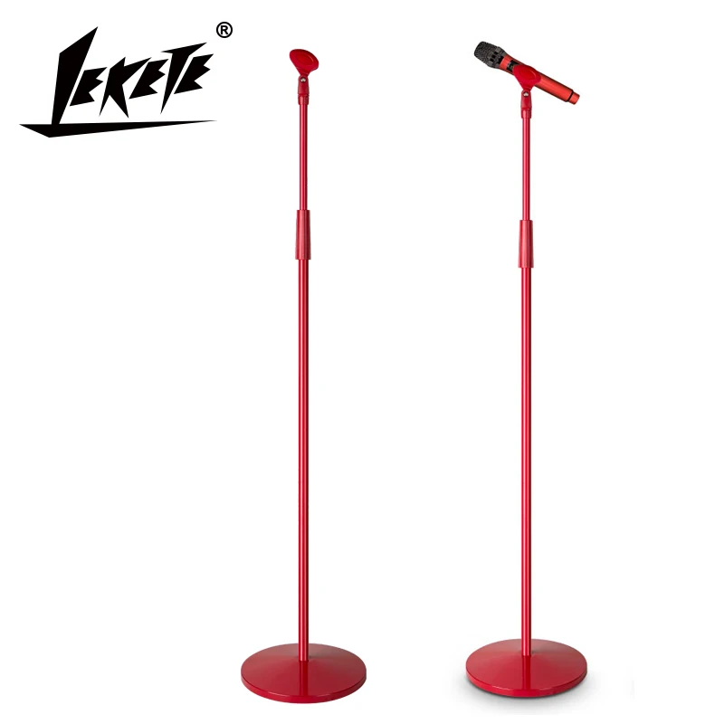 LEKETE LKT-820A Professional manufacturer of red microphone arm stand live broadcast standing microphone stand
LEKETE LKT-820A Professional manufacturer of red microphone arm stand live broadcast standing microphone stand