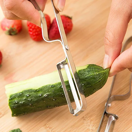 Stainless steel Vegetables fruit knife multifunctional saw tooth planer fruit cutter peeler Kitchen utensils, As show
Stainless steel Vegetables fruit knife multifunctional saw tooth planer fruit cutter peeler Kitchen utensils, As show