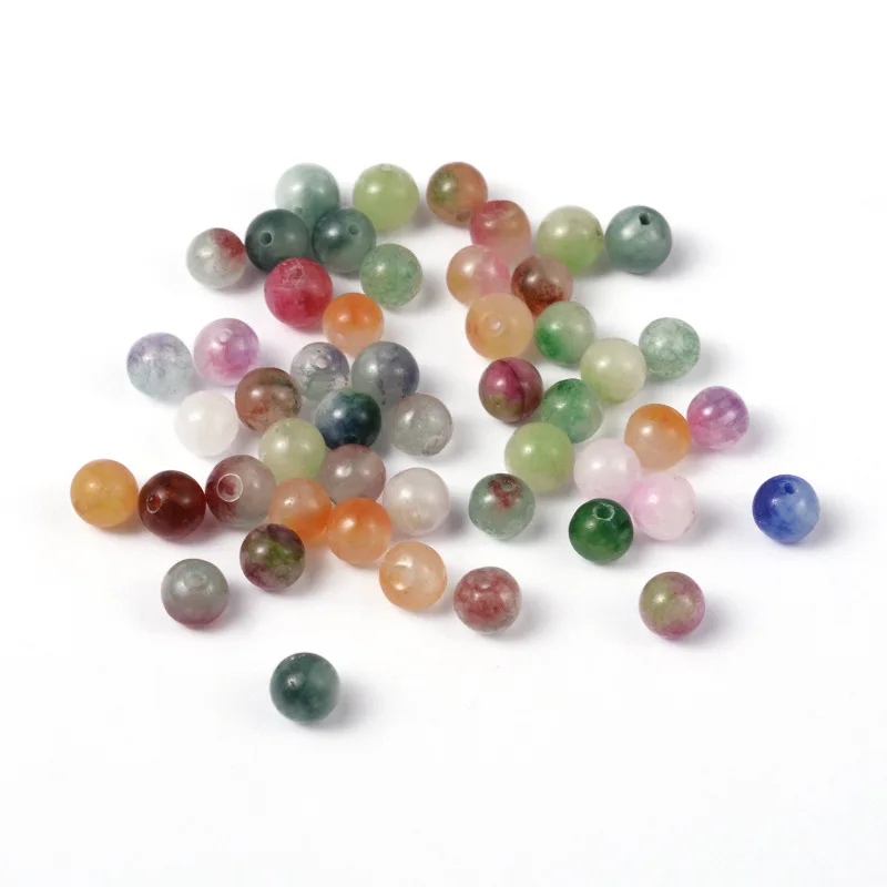 Hobbyworker Transparent Two-Color Stone DIY Round Beads for Bracelet Necklace Jewelry Making Accessories
Hobbyworker Transparent Two-Color Stone DIY Round Beads for Bracelet Necklace Jewelry Making Accessories