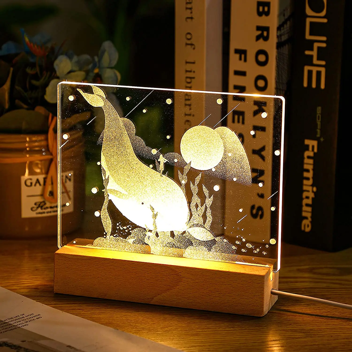 2023 Popular Modern Night Lamp Holder 3d Rectangle Wood Led Light Base for Acrylic Sign
2023 Popular Modern Night Lamp Holder 3d Rectangle Wood Led Light Base for Acrylic Sign