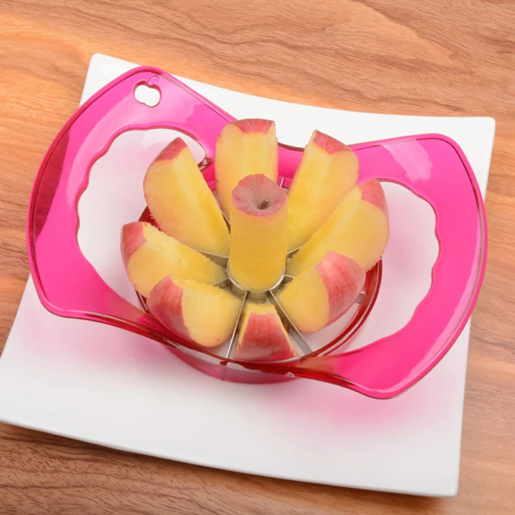 BBA107 Plastic Apple Divider Stainless Steel Blade Fruit Dicer Houseware Gadget Apple Enucleated Segmentation Slicer
BBA107 Plastic Apple Divider Stainless Steel Blade Fruit Dicer Houseware Gadget Apple Enucleated Segmentation Slicer