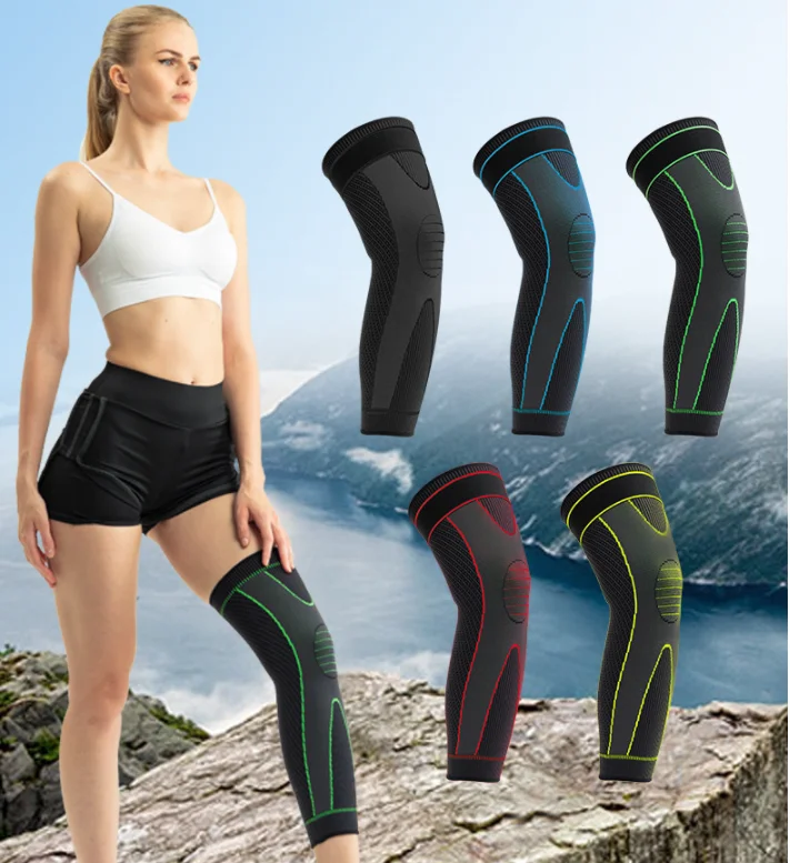 Compression Leg Sleeves With Elastic Straps Extra Long Leg Braces Knee Sleeve For Basketball, Black,yellow,red,green,blue
Compression Leg Sleeves With Elastic Straps Extra Long Leg Braces Knee Sleeve For Basketball, Black,yellow,red,green,blue