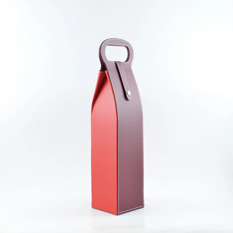 Leather Wine bag with Handles Reusable Wine Carriers Bag Single Bottle Red Leather Wine Bag PU, Brown
Leather Wine bag with Handles Reusable Wine Carriers Bag Single Bottle Red Leather Wine Bag PU, Brown