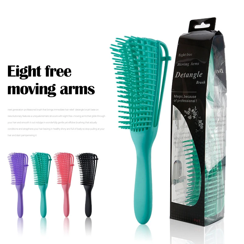 

Tiktok Hot Hair Brush Comb Rakes for The Scalp Head Massage Multi-Function Modeling Tangle Brushes Anti-Static Octopus Combs