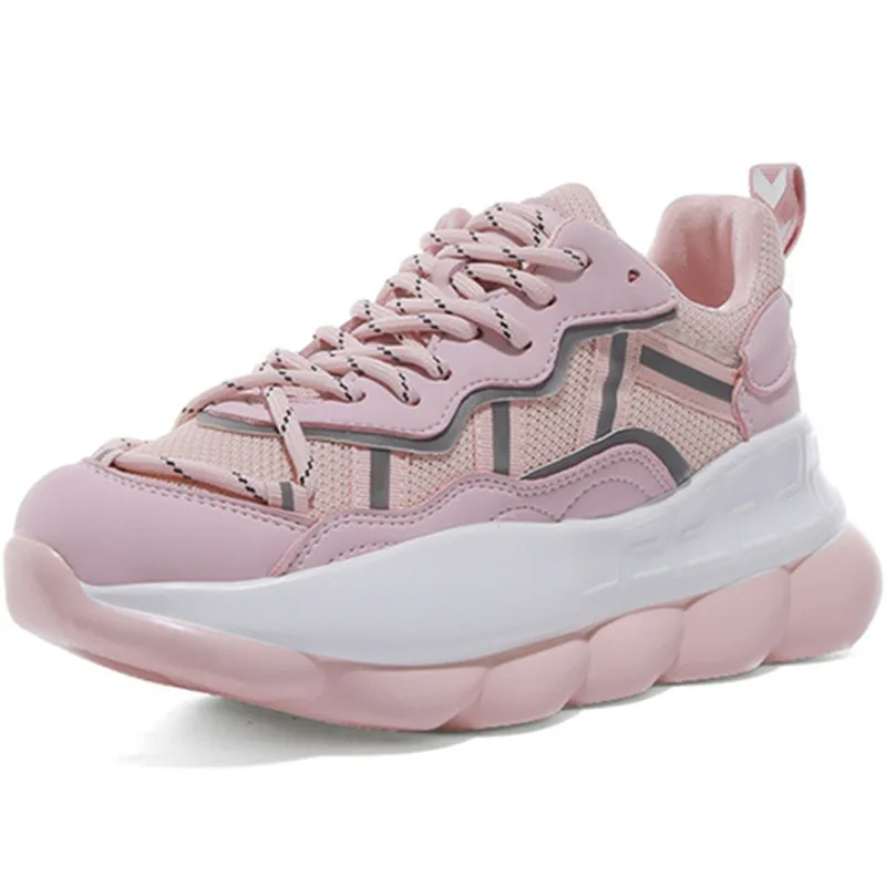 2021 Platform Shoes Woman Chunky Sneakers Fashion Fluorescence Women Casual Shoes Thick Sole Basket Femme Woman Sneakers
2021 Platform Shoes Woman Chunky Sneakers Fashion Fluorescence Women Casual Shoes Thick Sole Basket Femme Woman Sneakers