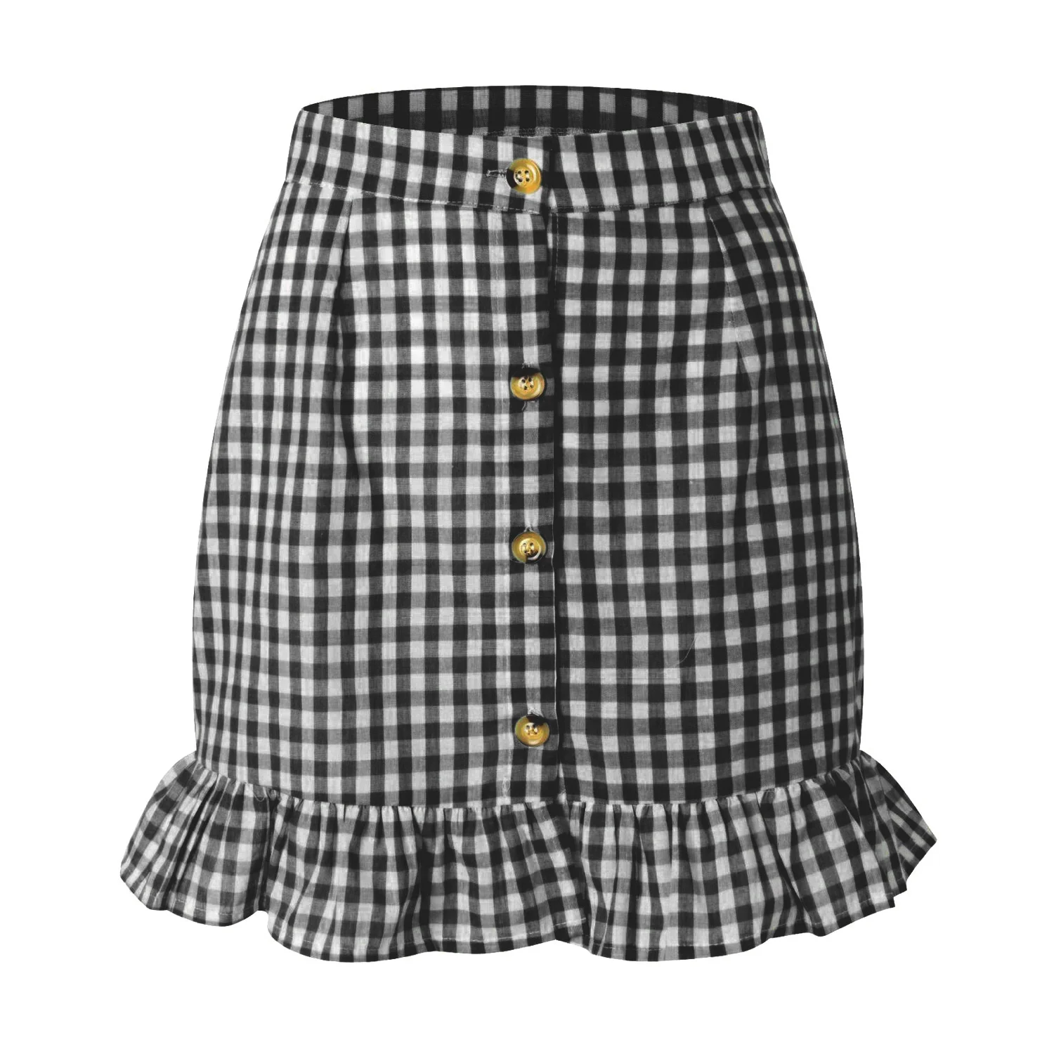 2021 New Style Girl's Mini Skirts Button Front Short Mermaid INS Fashion Checkered Skirts for Women
2021 New Style Girl's Mini Skirts Button Front Short Mermaid INS Fashion Checkered Skirts for Women