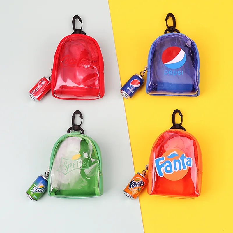 Transparent Kids Cartoon Mini Coin Purse Lovely PVC Cola Drinks Wallet with 3D Cans Pendant Fashion Zipper Handbag Wholesale, As pictures
Transparent Kids Cartoon Mini Coin Purse Lovely PVC Cola Drinks Wallet with 3D Cans Pendant Fashion Zipper Handbag Wholesale, As pictures