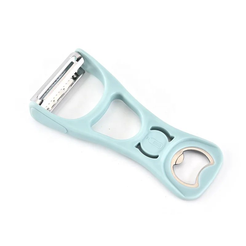 Portable custom manual blue multifunctional 4 in 1 vegetable fruit peeling opener stainless steel kitchen gadgets, Sky blue
Portable custom manual blue multifunctional 4 in 1 vegetable fruit peeling opener stainless steel kitchen gadgets, Sky blue