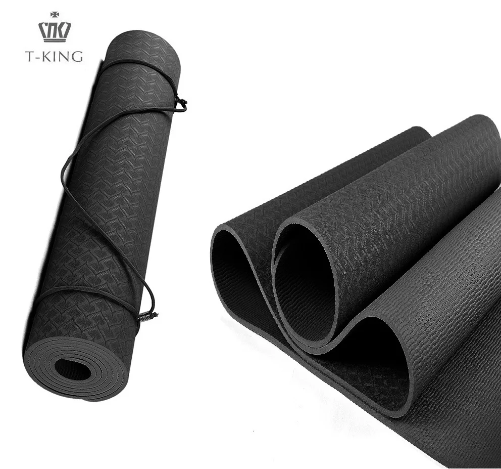 Wholesale Hot Sale High Custom Print Logo 6mm Black Quality New Design Eco Friendly Custom yoag mat, Tpe Yoga Mat Non Slip, Customized
Wholesale Hot Sale High Custom Print Logo 6mm Black Quality New Design Eco Friendly Custom yoag mat, Tpe Yoga Mat Non Slip, Customized