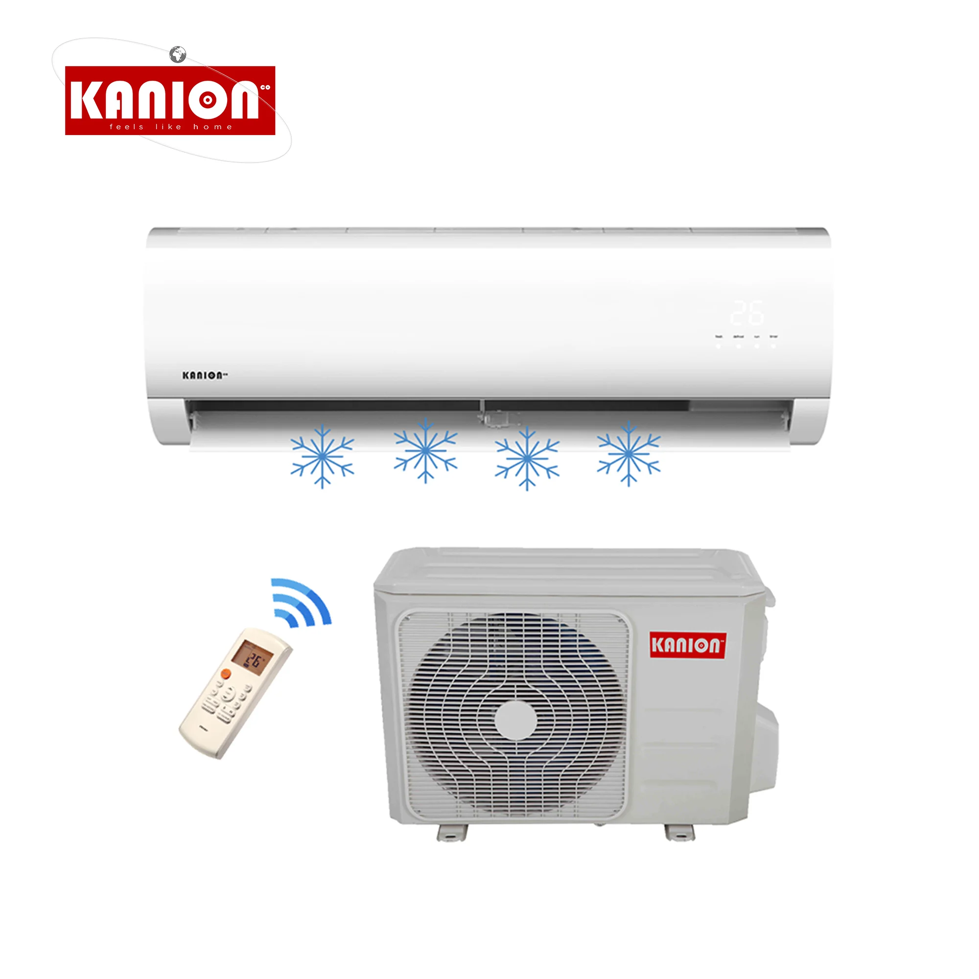 60hz-r410a/r22non-inverter 经济型壁式空调适用于拉丁美洲市场.