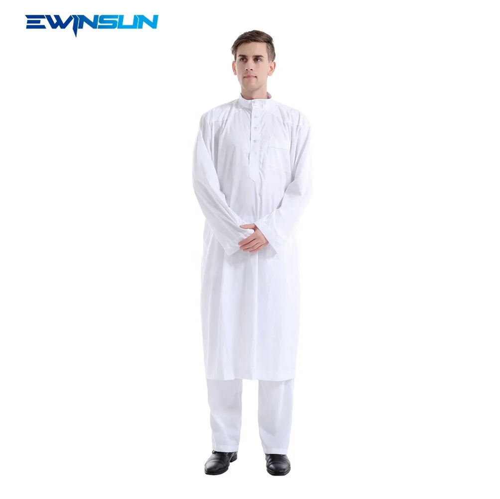 Men's Islamic thobe Fashion Two-piece suit Casual men's robe Pure Color Muslim Thobe Modern New Islamic Clothing
Men's Islamic thobe Fashion Two-piece suit Casual men's robe Pure Color Muslim Thobe Modern New Islamic Clothing