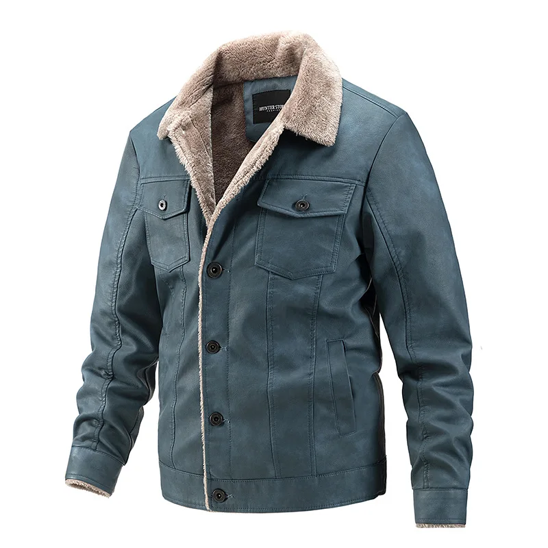 Fleece warm PU leather jacket 2021New Men's Leather Jackets Autumn Winter Casual Motorcycle Jacket Biker Leather Coats Clothing
Fleece warm PU leather jacket 2021New Men's Leather Jackets Autumn Winter Casual Motorcycle Jacket Biker Leather Coats Clothing
