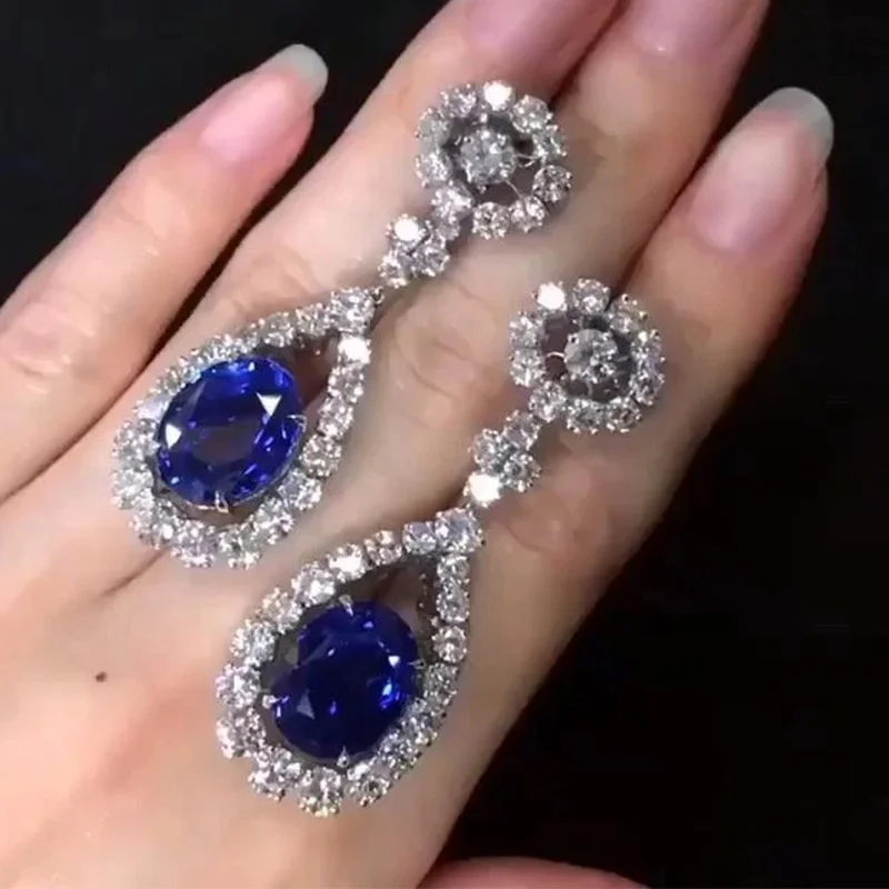 Luxury Bridal Hanging Earrings for Wedding Inlaid Bling Bling Cubic Zircon Women's Dangle Earrings, Customized color
Luxury Bridal Hanging Earrings for Wedding Inlaid Bling Bling Cubic Zircon Women's Dangle Earrings, Customized color