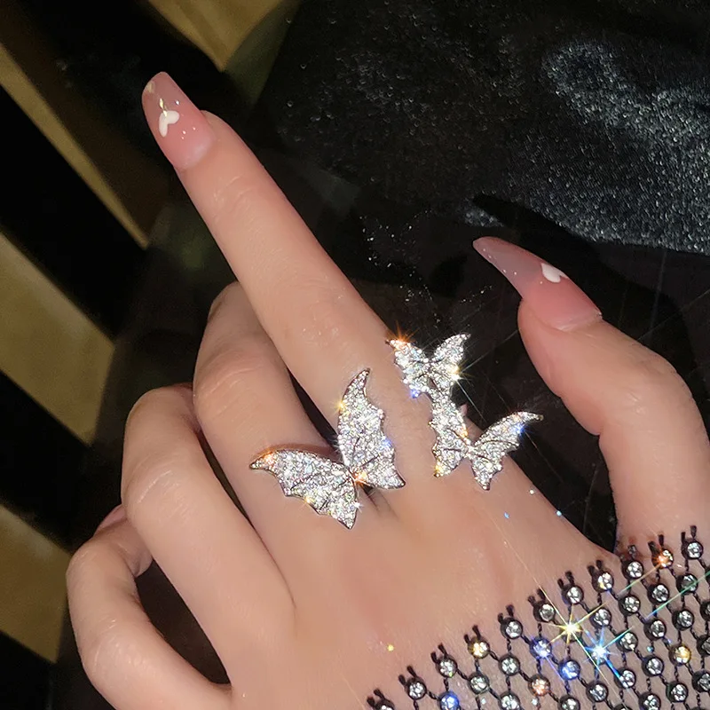 New Arrival CZ Cubic Zirconia Butterfly Rings Crystal Butterfly Open Ring For Women Jewelry
New Arrival CZ Cubic Zirconia Butterfly Rings Crystal Butterfly Open Ring For Women Jewelry